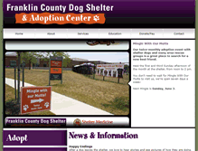 Tablet Screenshot of franklincountydogs.com